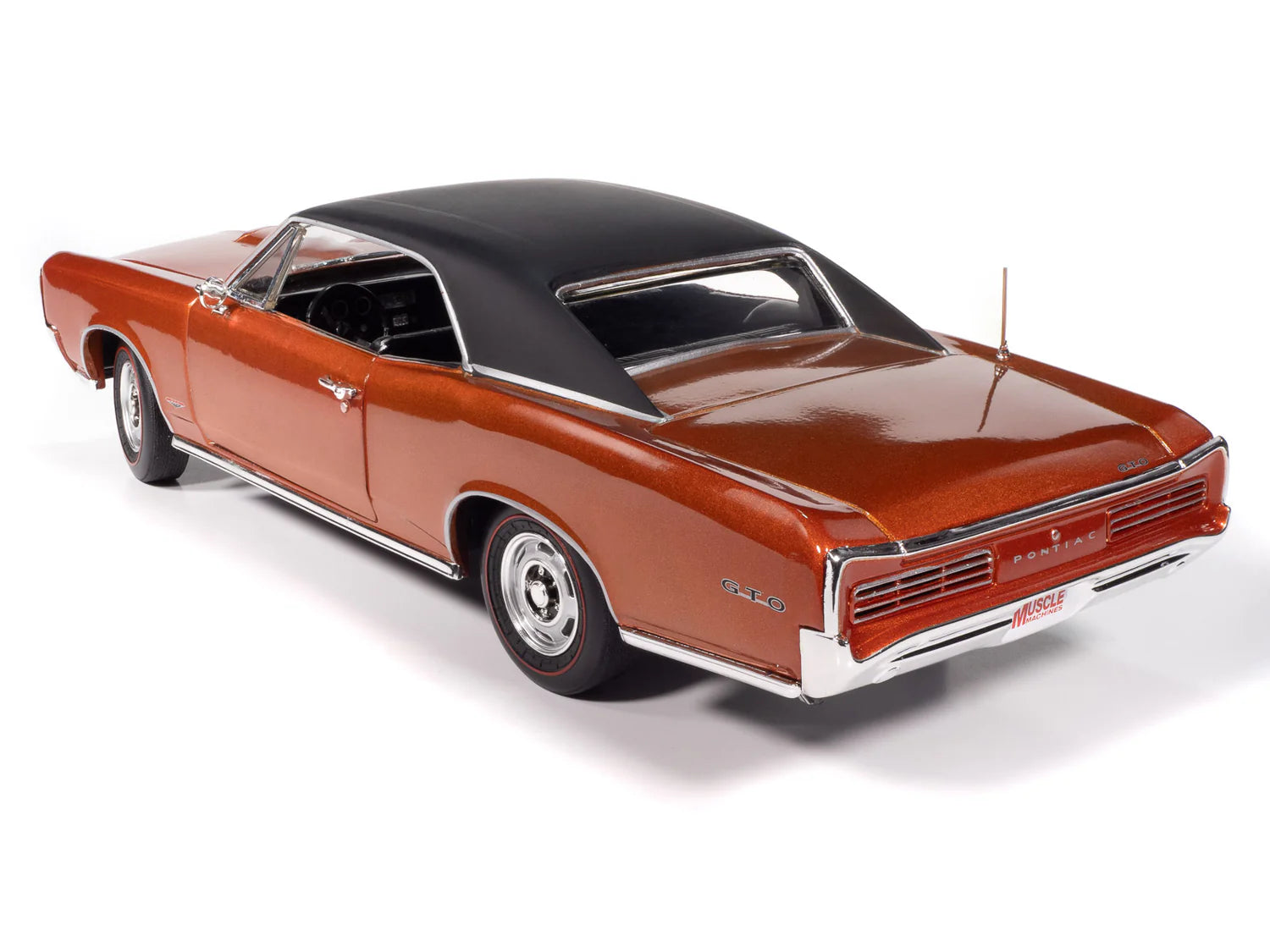 1966 Pontiac GTO Copper Blaze Metallic with Black Vinyl Top "Hemmings Muscle Machines