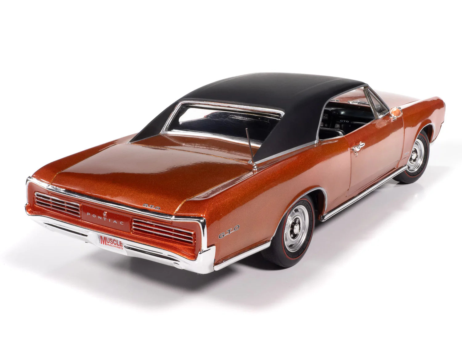 1966 Pontiac GTO Copper Blaze Metallic with Black Vinyl Top "Hemmings Muscle Machines