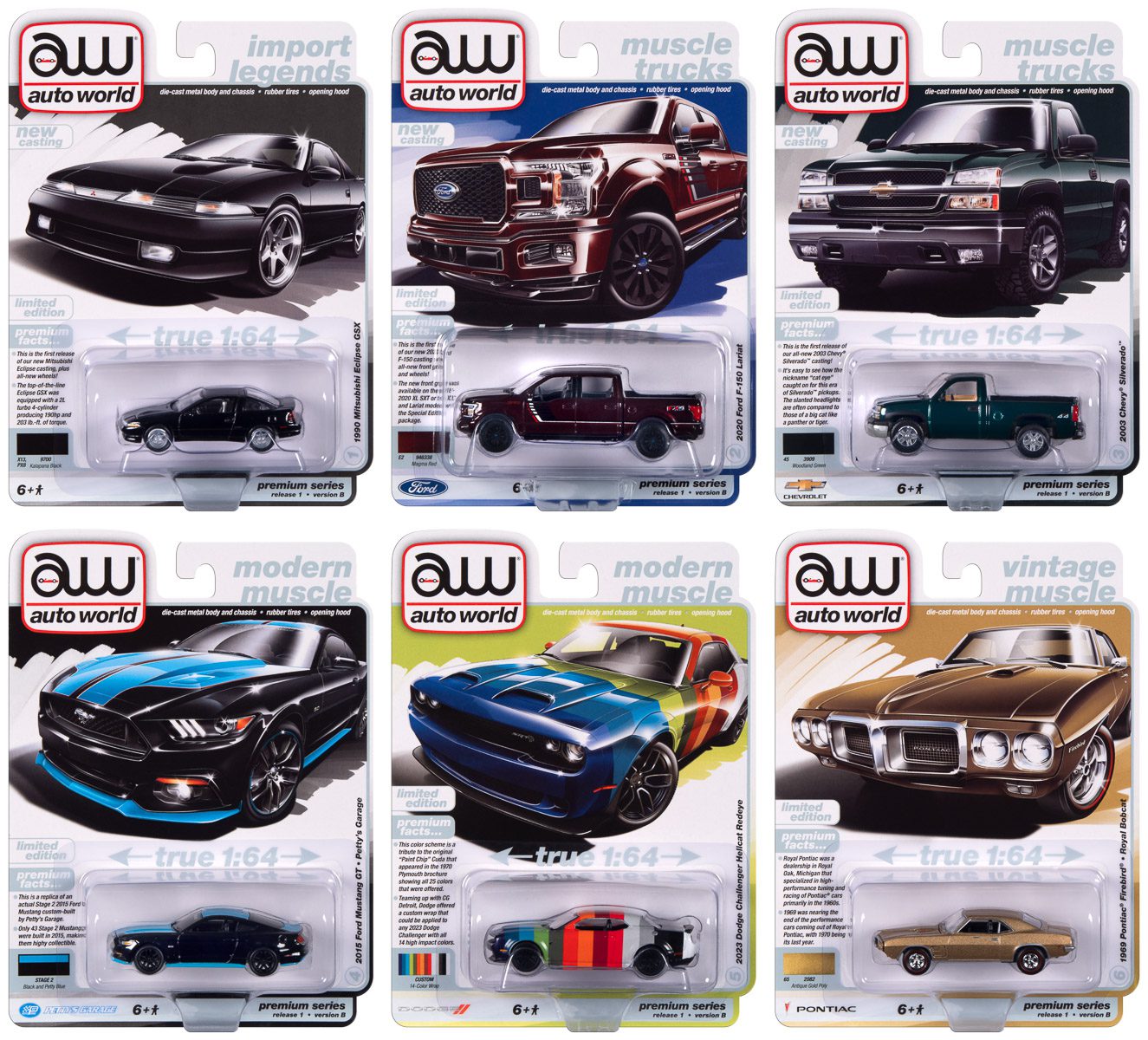 Auto World Premium 2024 Release 1B 1/64 Set