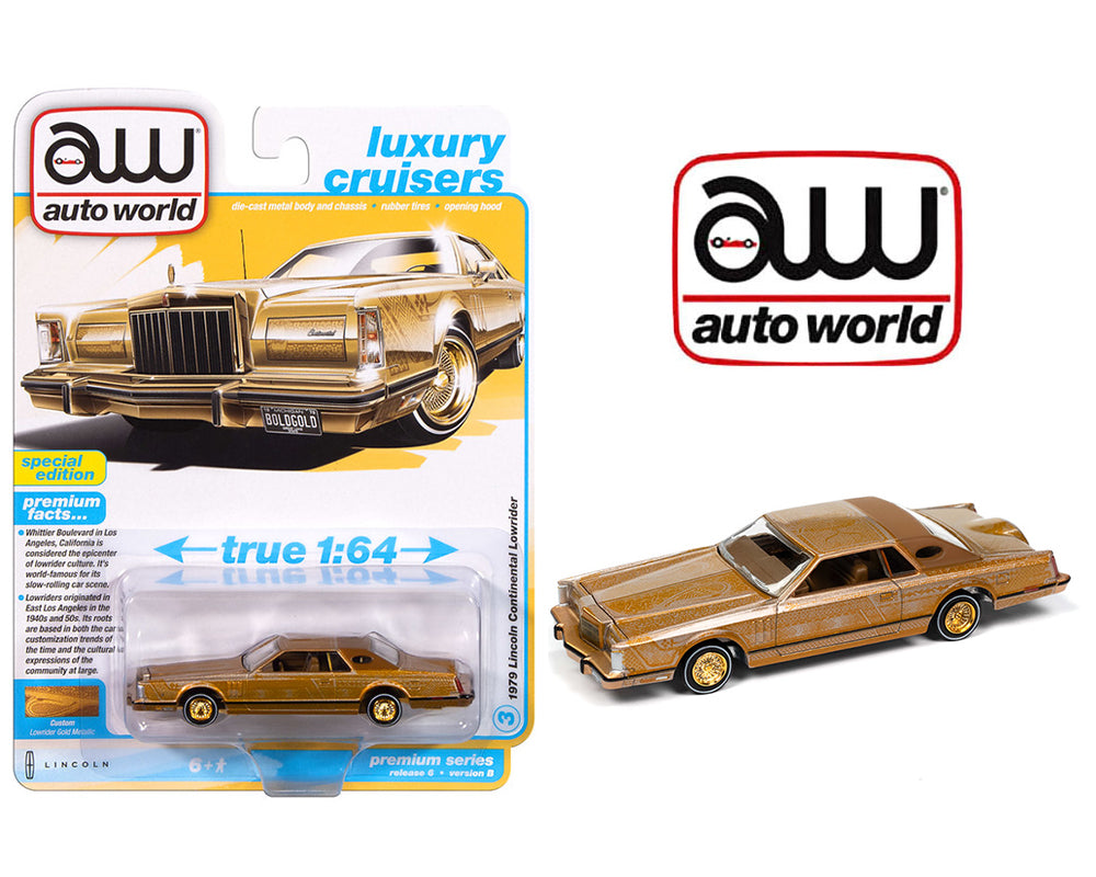 1979 Lincoln Continental Lowriders – Gold – Nice Car Collection