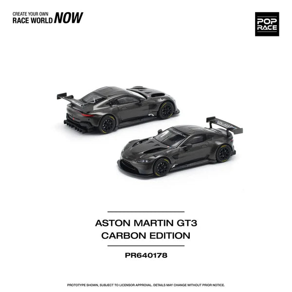 POPRACE 1:64-Aston Martin Vantage GT3 Carbon edition -PR640178 VOIR NOTE SEE NOTE