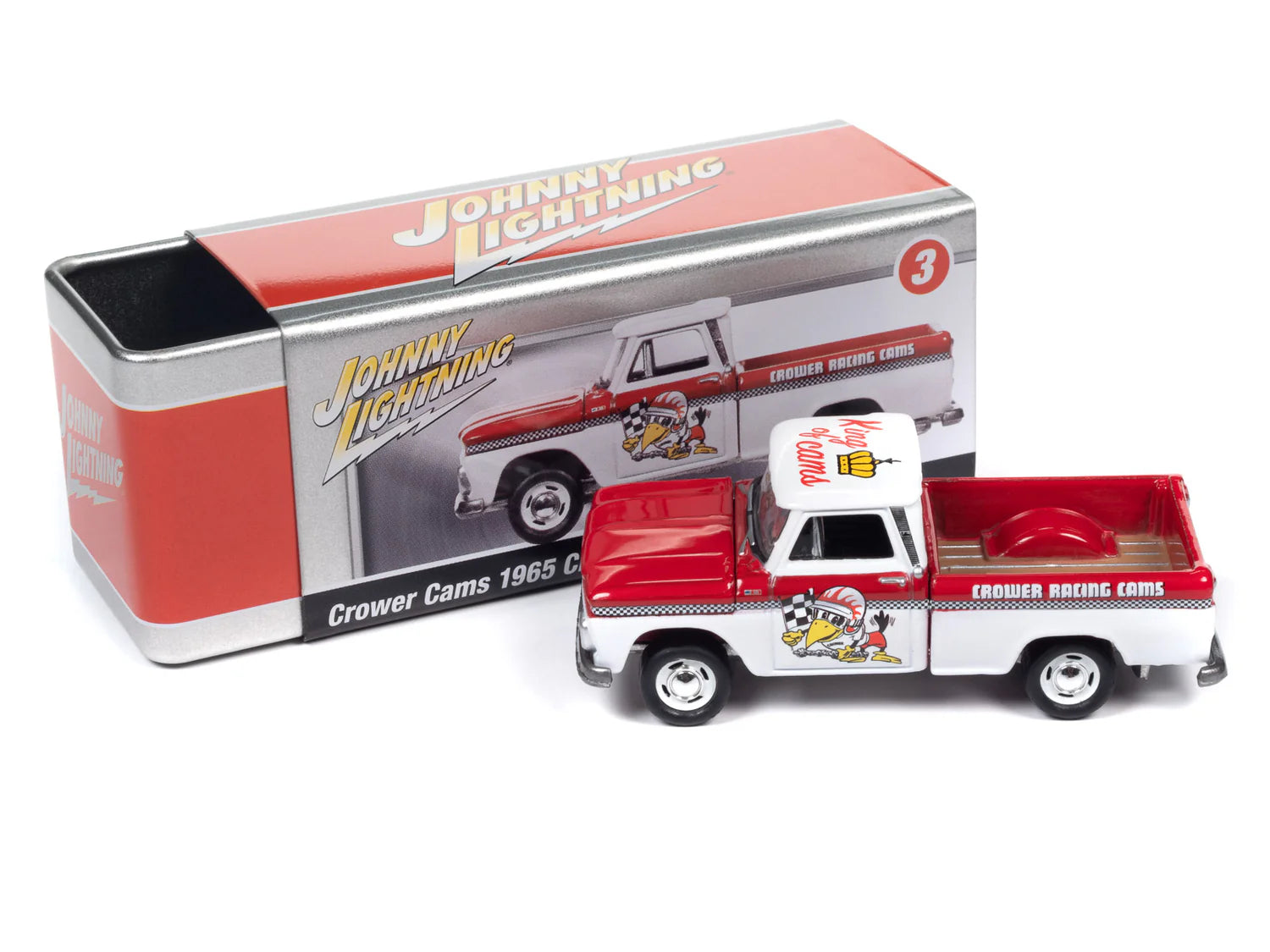 1965 Chevy Truck (White & Red w/ Crower Racing Cams Graphics)