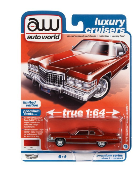 1975 Cadillac Coupe DeVille, (Color Firethorn Poly)