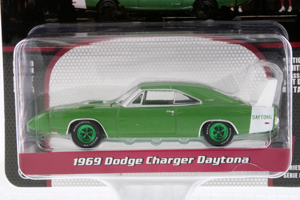 CHASE CAR – Dodge Charger Daytona 1971 – Barrett-Jackson 50e anniversaire – Série 8 – GreenLight 1:64 – GL37240-B-CHASE