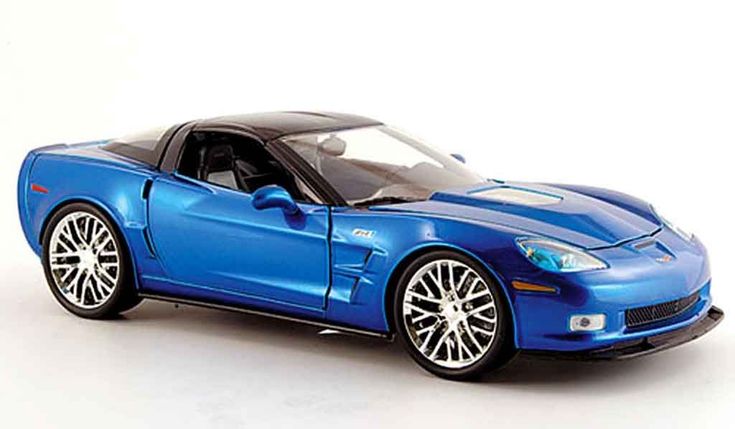 Chevrolet Corvette ZR1 2009, 1/18 Jet Stream Blue