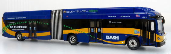 NFI Xcelsior XN60 Articulated Transit Bus - DASH (Blue