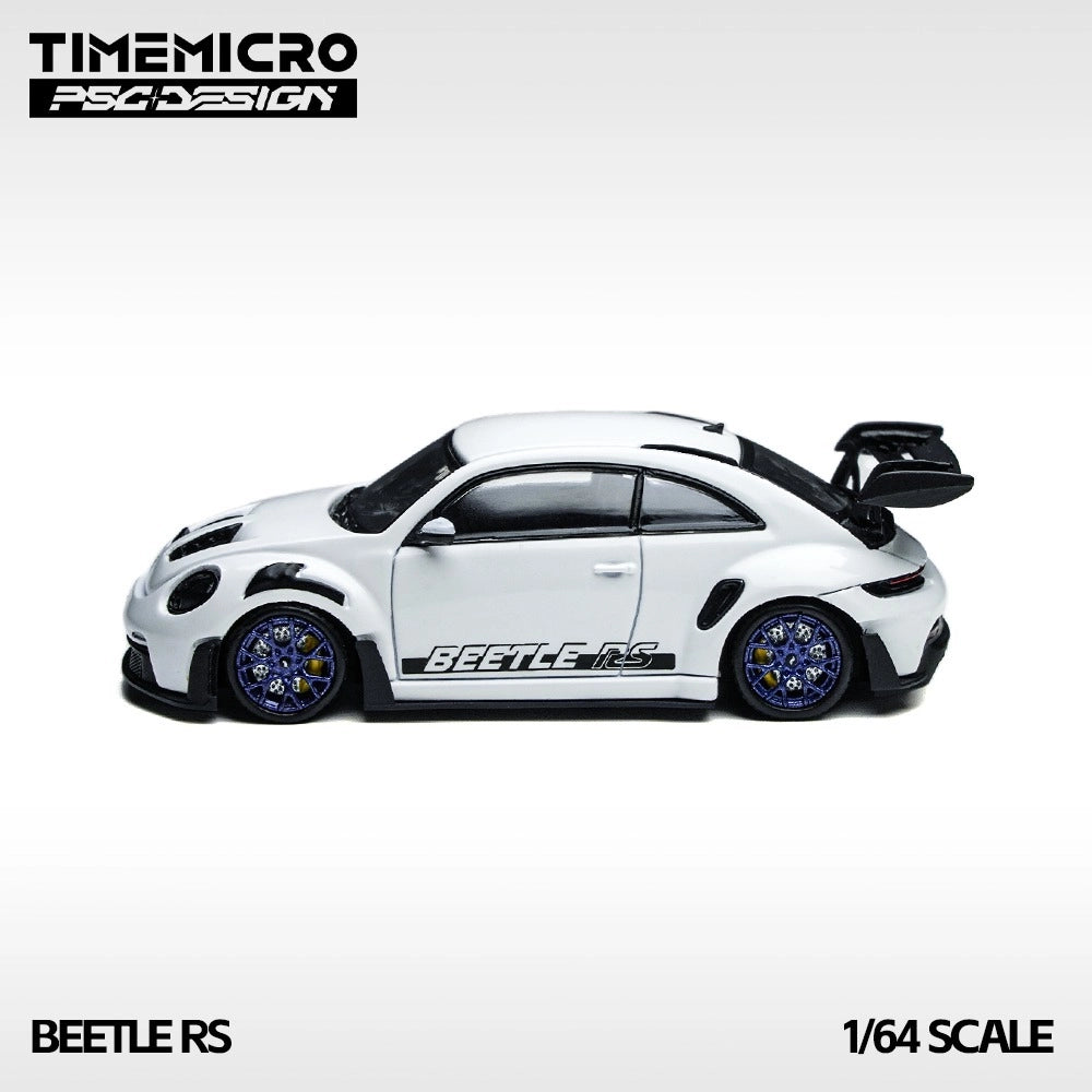 TimeMicro & PSC DESIGN 1:64- Volkswagen Beetle-Concept White TM647901