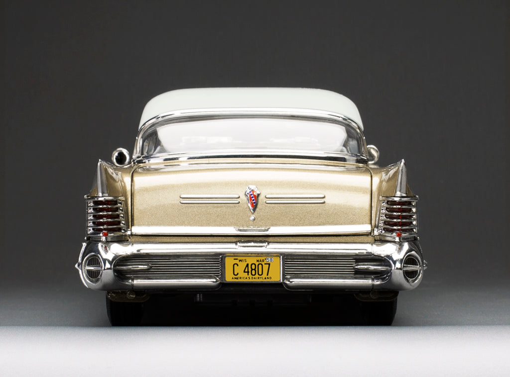 1958 Buick Limited Riviera Coupe – Glacier White / Gold Mist