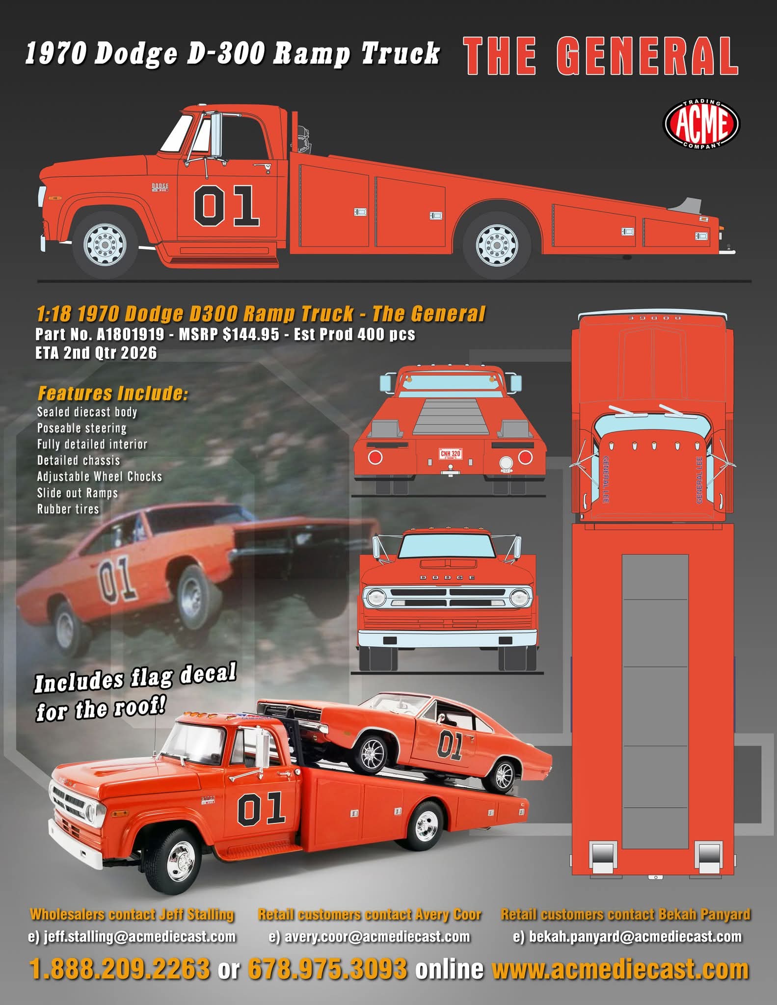 1970 Dodge D-300 Ramp Truck - The General