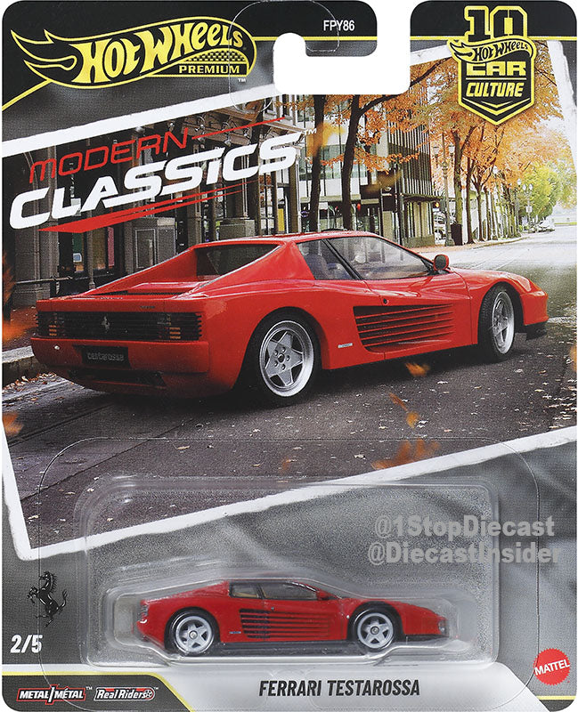 Hot Wheels 1:64 Premium 2026-CAR CULTURE MODERN CLASSICS (5 Car Set) FPY86-961S-(5 CAR SET)