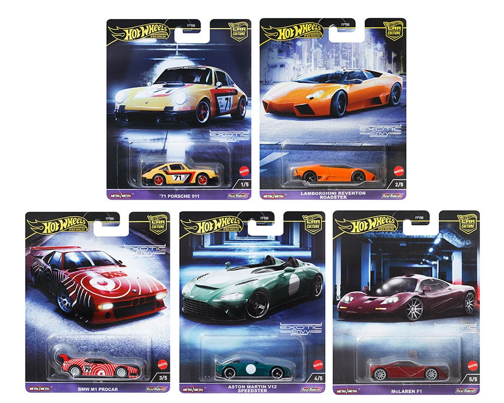 Hot Wheels 1:64 Car Culture 2024 G Case Exotic Envy (FPY86-9595)
