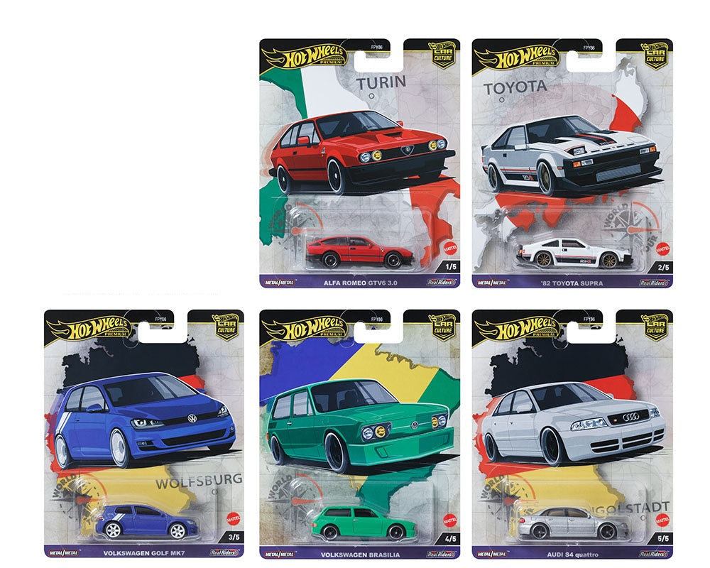 Hot Wheels 1:64 Car Culture 2024 A Case World Tour