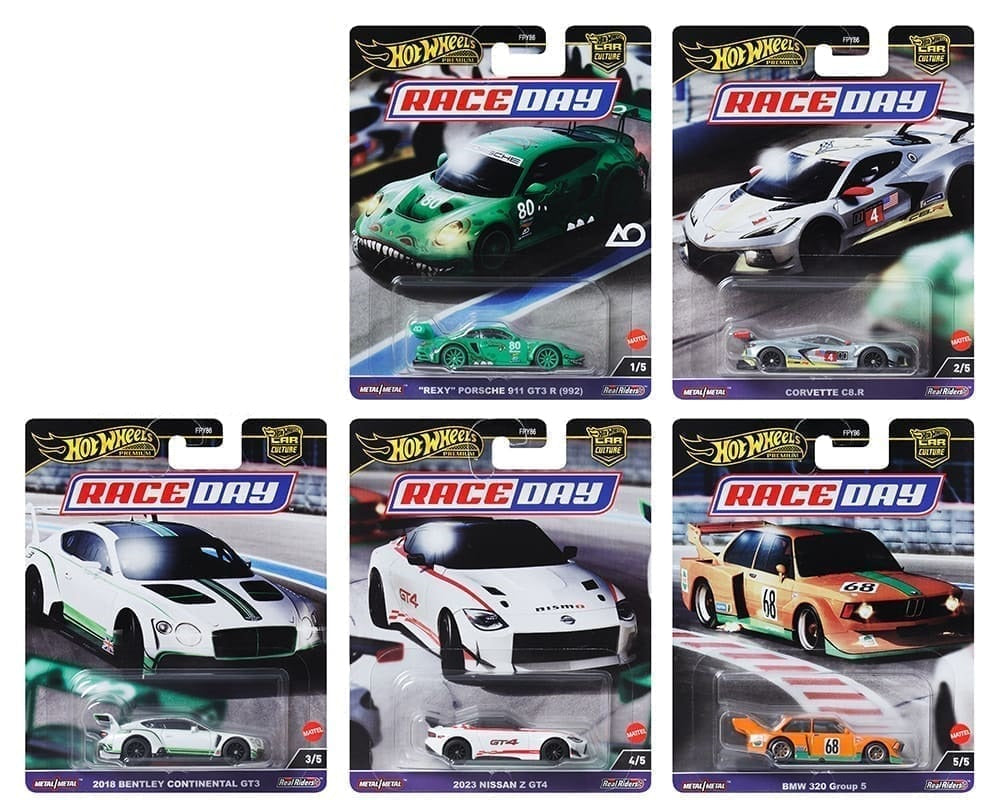Hot Wheels 1:64 car Culture 2024 D case “Race Day” (FPY86-961D)
