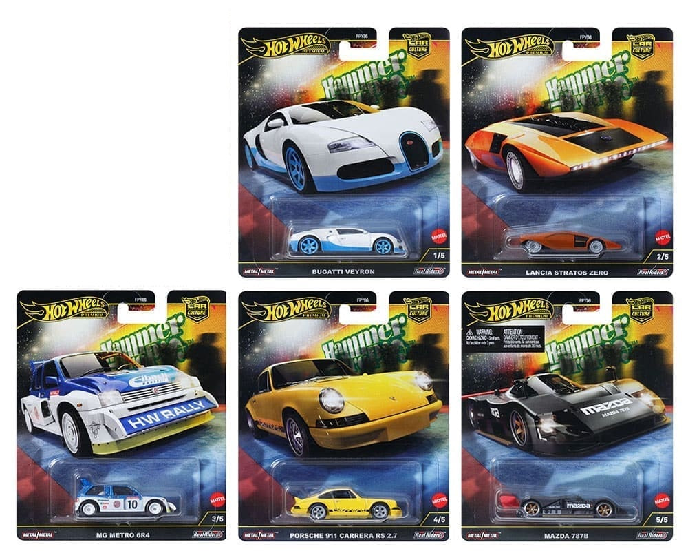Hot Wheels 1:64 Car Culture 2024 F Case Hammer Drop (1 Set) FPY86-961F