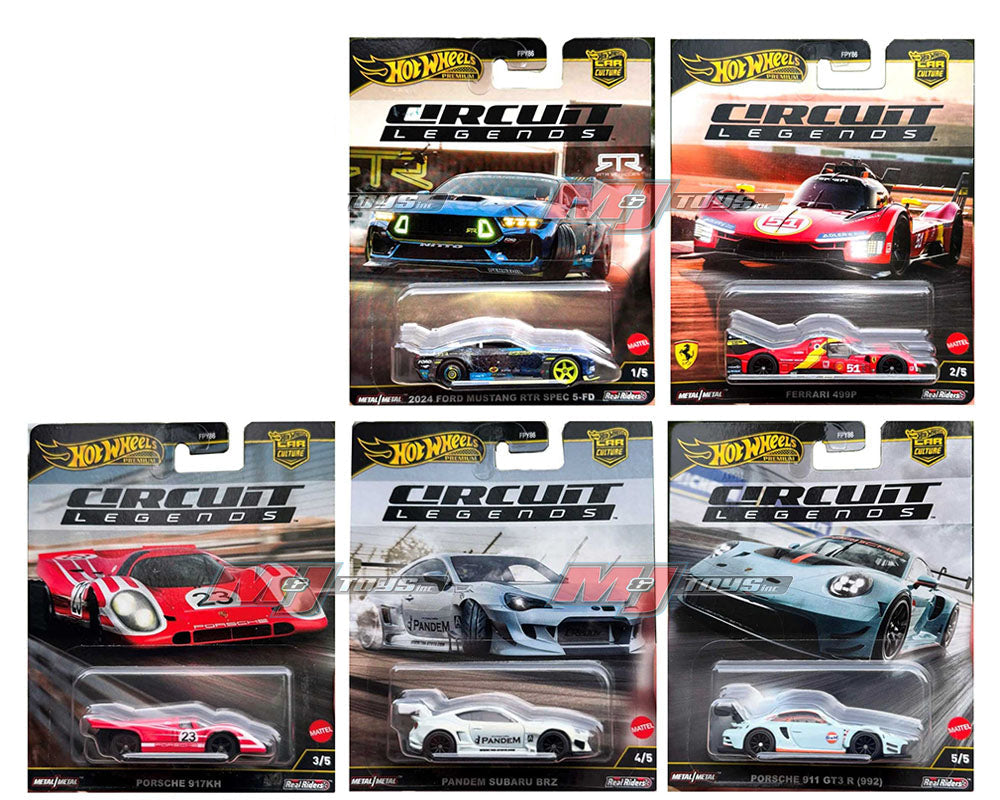 (PRE-ORDER 2025) ****LIMIT 1 PER CUSTOMER/ADDRESS**** 2025 Hot Wheels Premium Car Culture Circuit Legends-***VOIR NOTE***SEE NOTE****