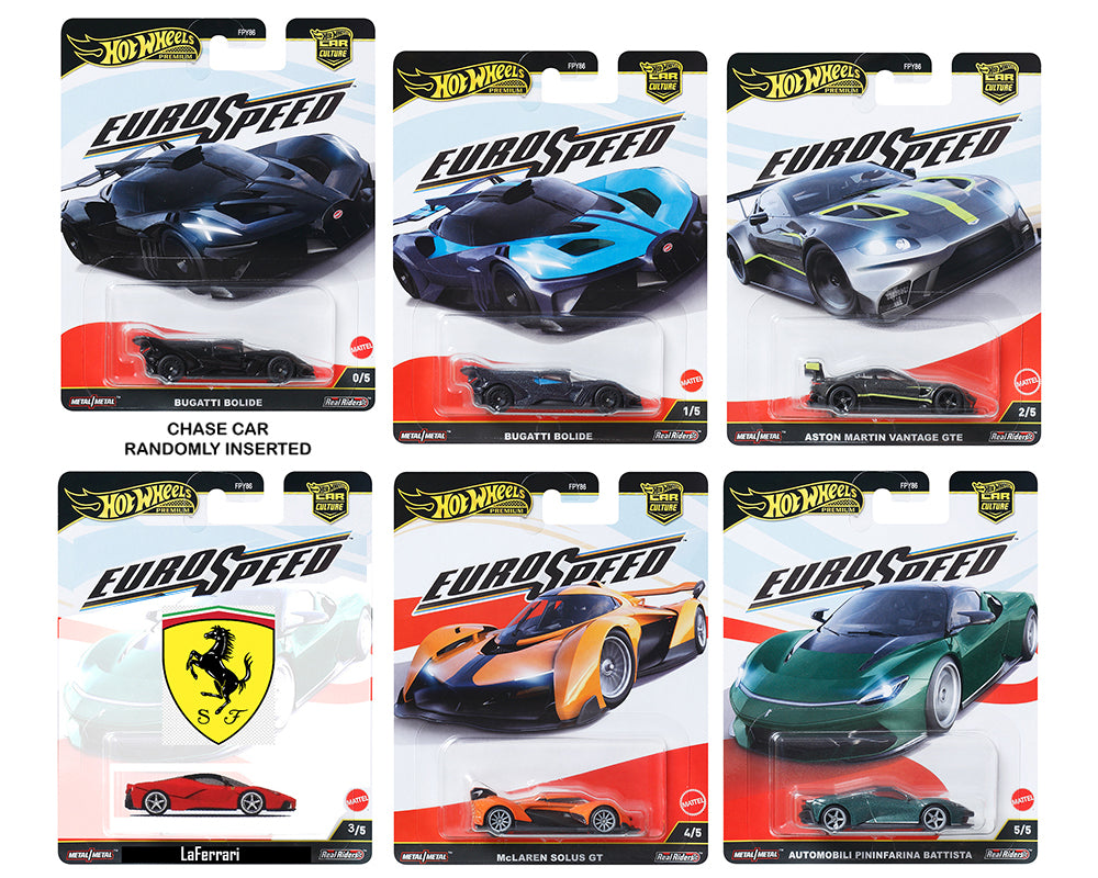(PRE-ORDER 2025) ****LIMITE 1 CASE PER CLIENT/PER ADRESSE**** Hot Wheels 1:64 Car Culture 2025 – HW Euro Speed Set (10 pcs) (FPY86-961L-SEALED)