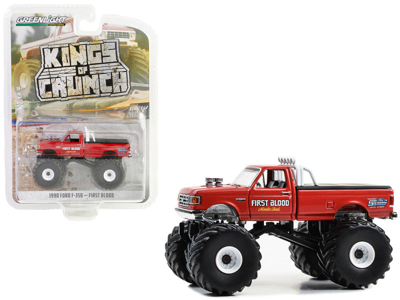 1990 Ford F-350 Monster Truck Red "First Blood"
