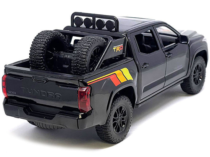 MiJo Exclusives 1:24-2023 Toyota Tundra TRD Off-Road Custom – Black H08555-MJS04