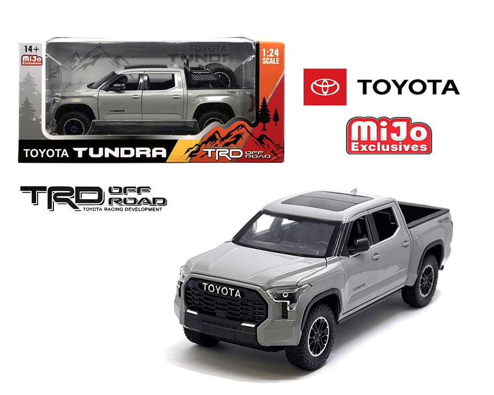 MiJo Exclusives 1:24-2023 Toyota Tundra TRD Off-Road 4×4 – (Cement Grey) H08555R-CM