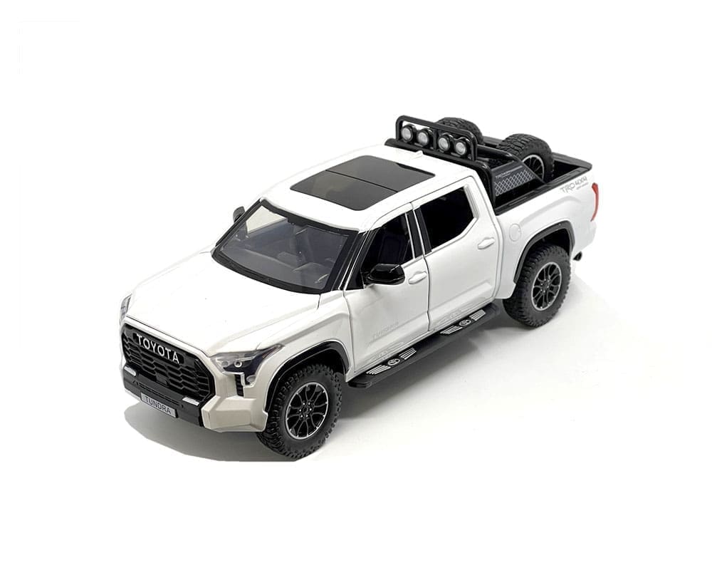 MiJo Exclusives 1:24 2023 Toyota Tundra TRD Off-Road – (White) H08555R-WH