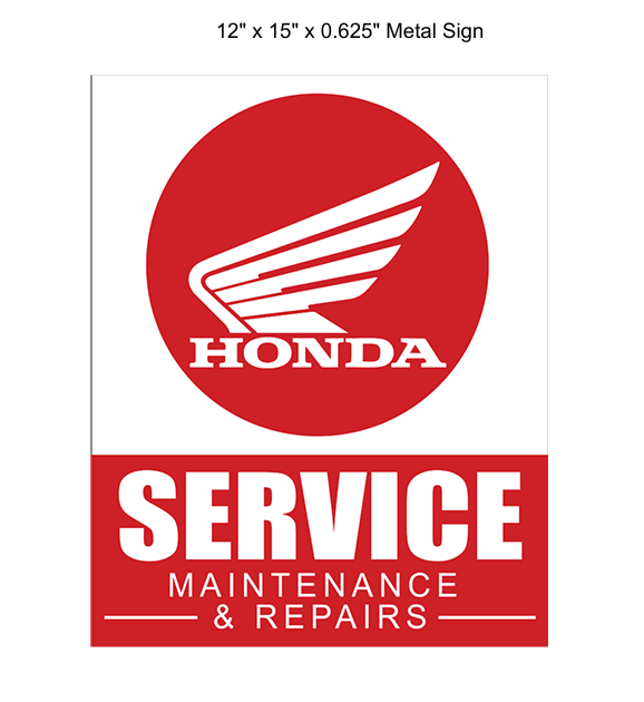15"x12"- HONDA REPAIRS (Metal Sign)