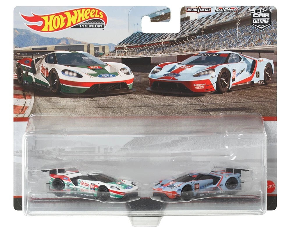 Ford GT Racing 2 Pack (HCY72) - Hot Wheels Car Culture Premium