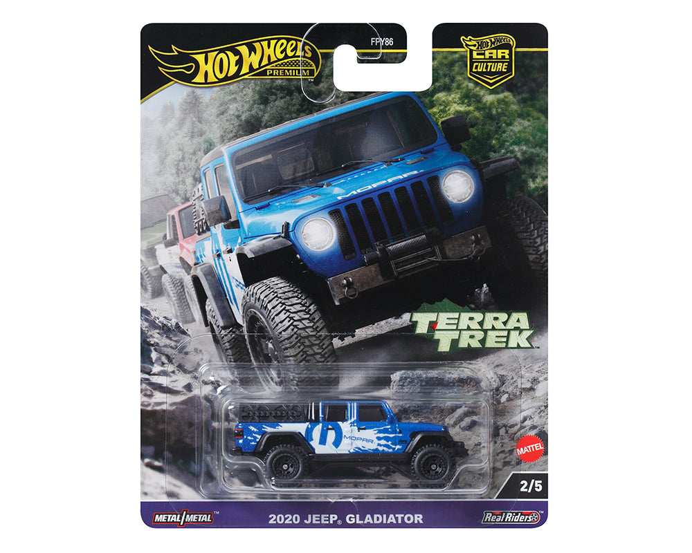 HOT WHEELS PREMIUM CAR CULTURE, TERRA TREK, 2/5, 2020 Jeep Gladiator (HRV91)