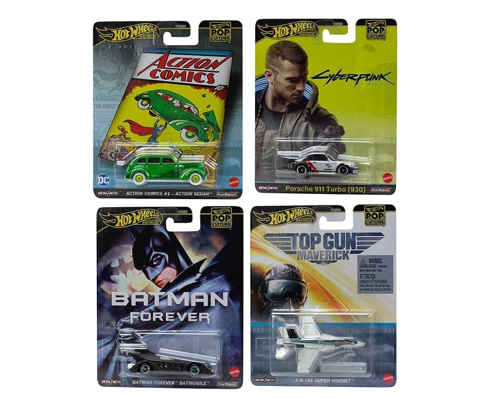 Hot Wheels 1:64 Pop Culture F Case 2024 Assortment (HXD63-956F)