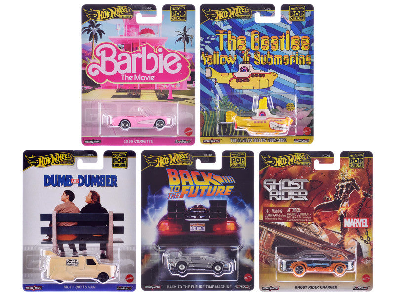 2024 Hot Wheels Premium Pop Culture H Case ( SET OF 5) HXD63-956H