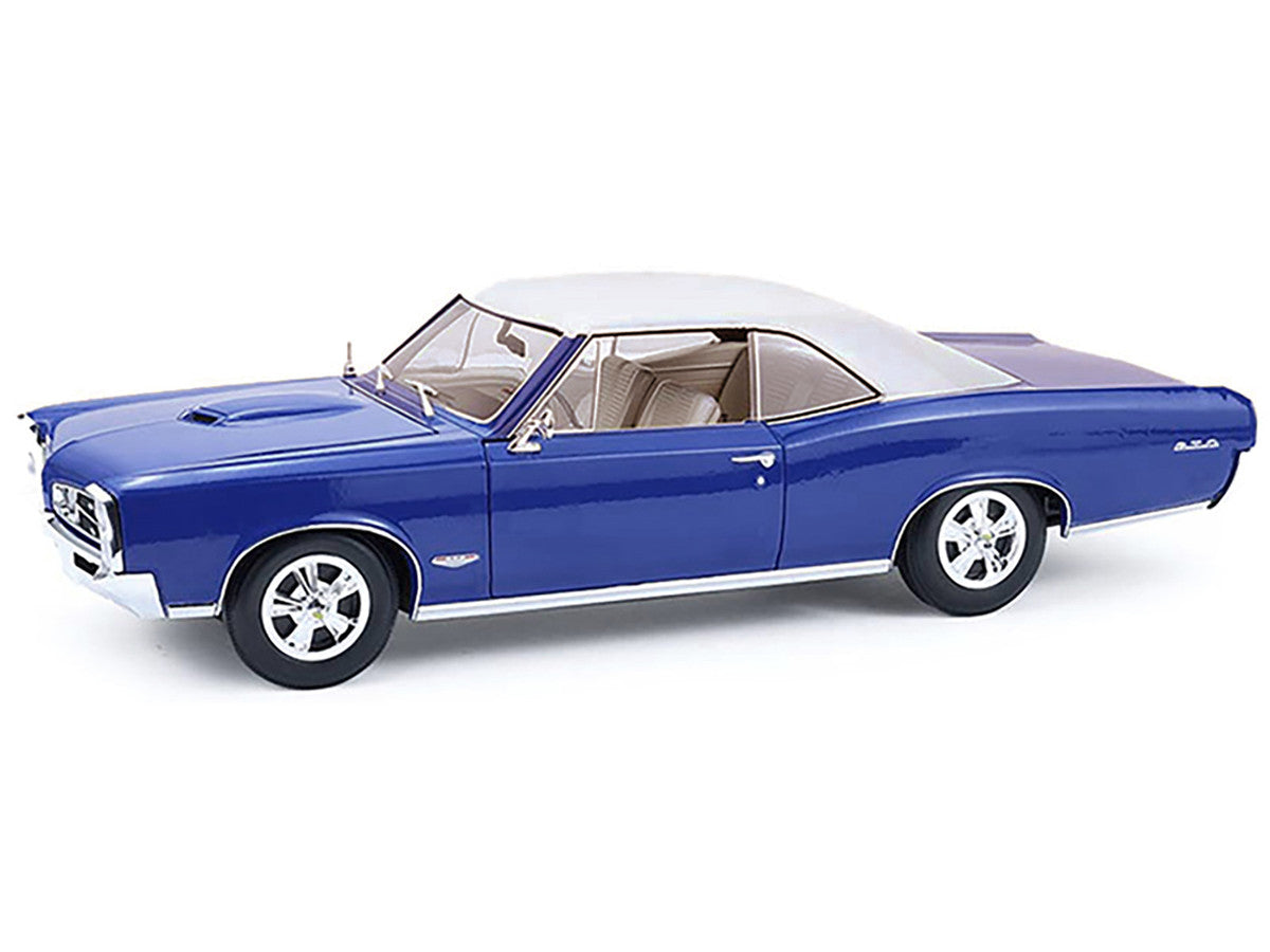 1966 Pontiac GTO in Barrier Blue with White Top