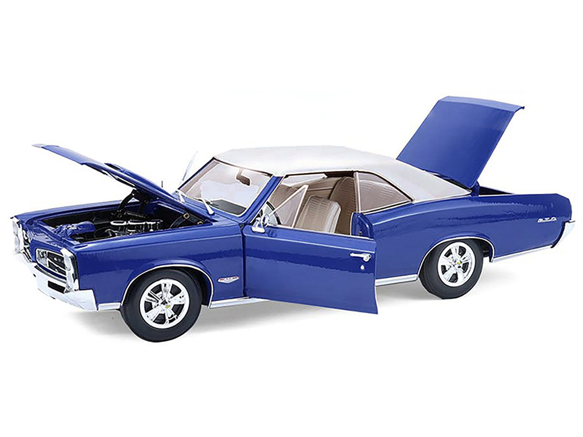 1966 Pontiac GTO in Barrier Blue with White Top