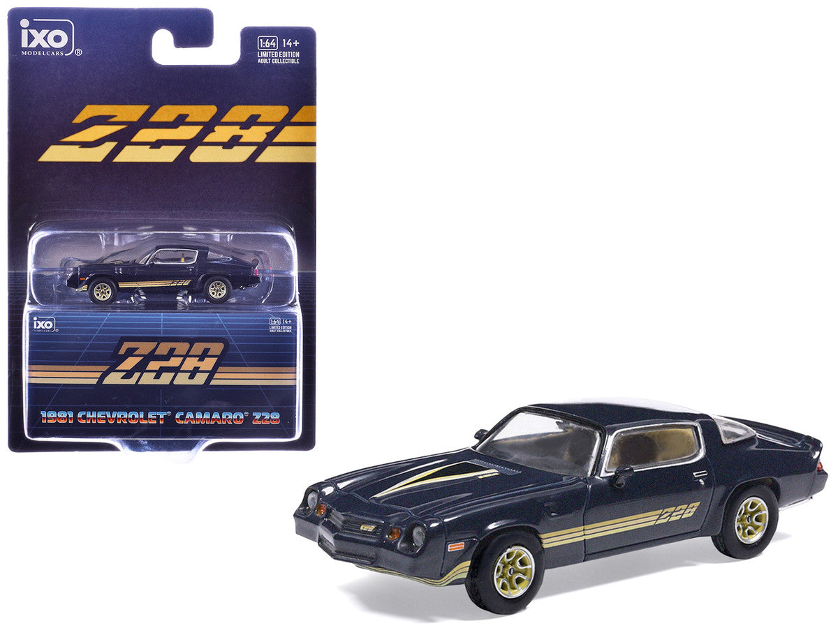 1981 Chevrolet Camaro Z28 - (Dark Blue Metallic/Gold Stripe)