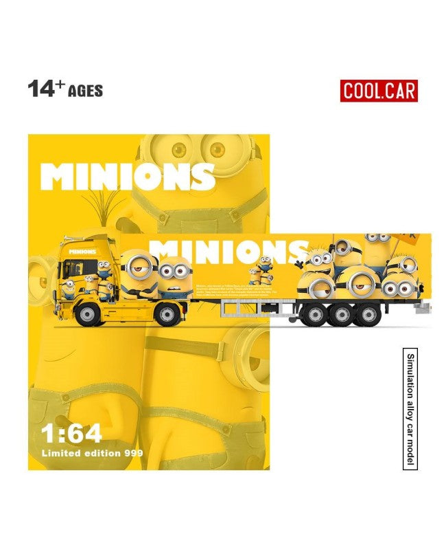 CoolCar 1/64 - Scania Container Truck- MINION CC644028