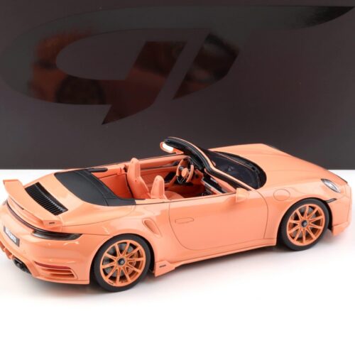GT Spirit 1:18 Porsche 911 (992) Turbo S Cabriolet BRABUS 900 “Peetch” 2024 – Rose – GT564
