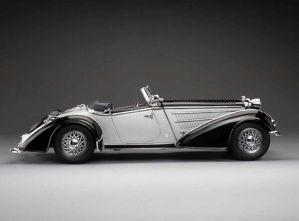 1939 Horch 855 Roadster - Black / Silver