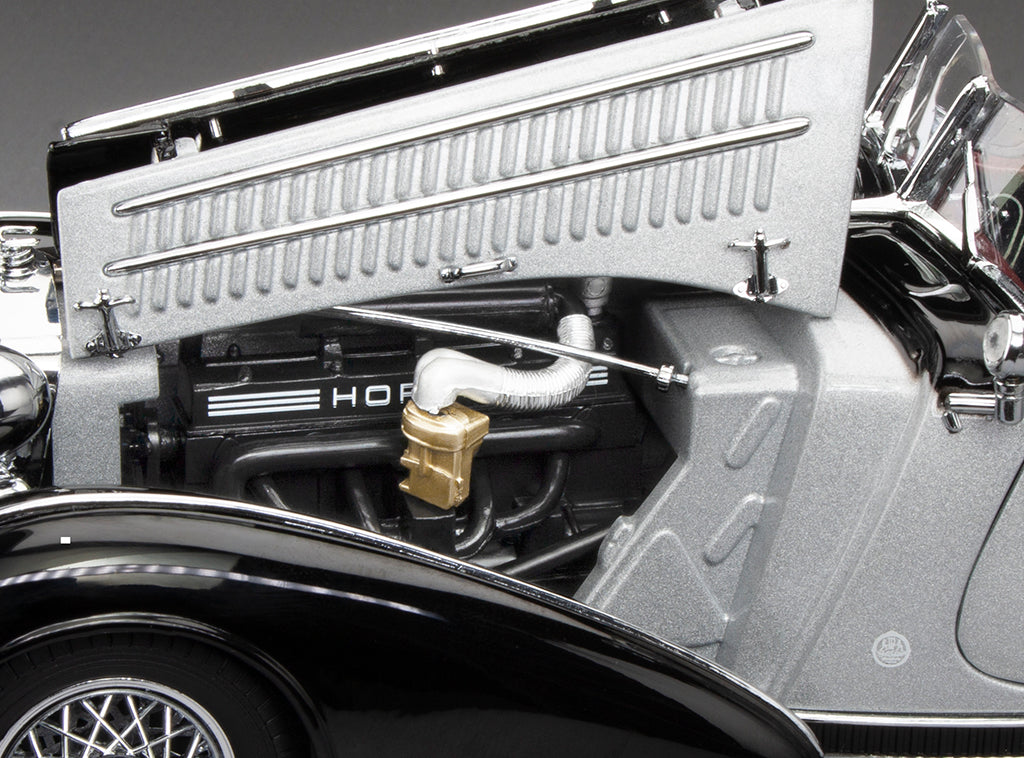 1939 Horch 855 Roadster - Black / Silver