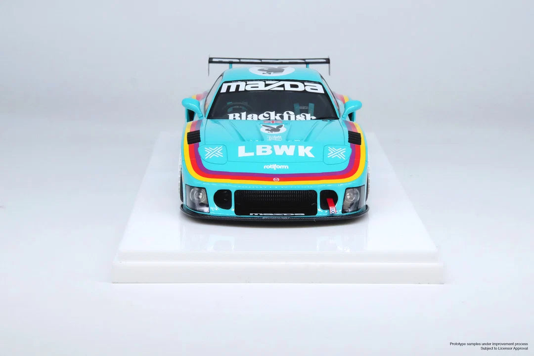 Inno18 1:18 Mazda RX7 (FD3S) LB-SUPER SILHOUETTE BLUE IN18-LBWKRX7-03