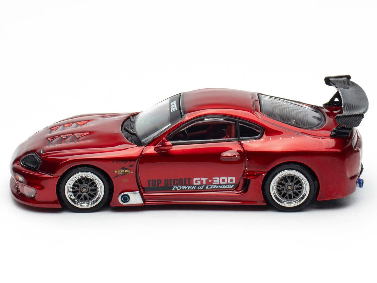 INNO64 1/64 - Toyota Supra (A80) "Top Secret" - IN64-A80TS-RED
