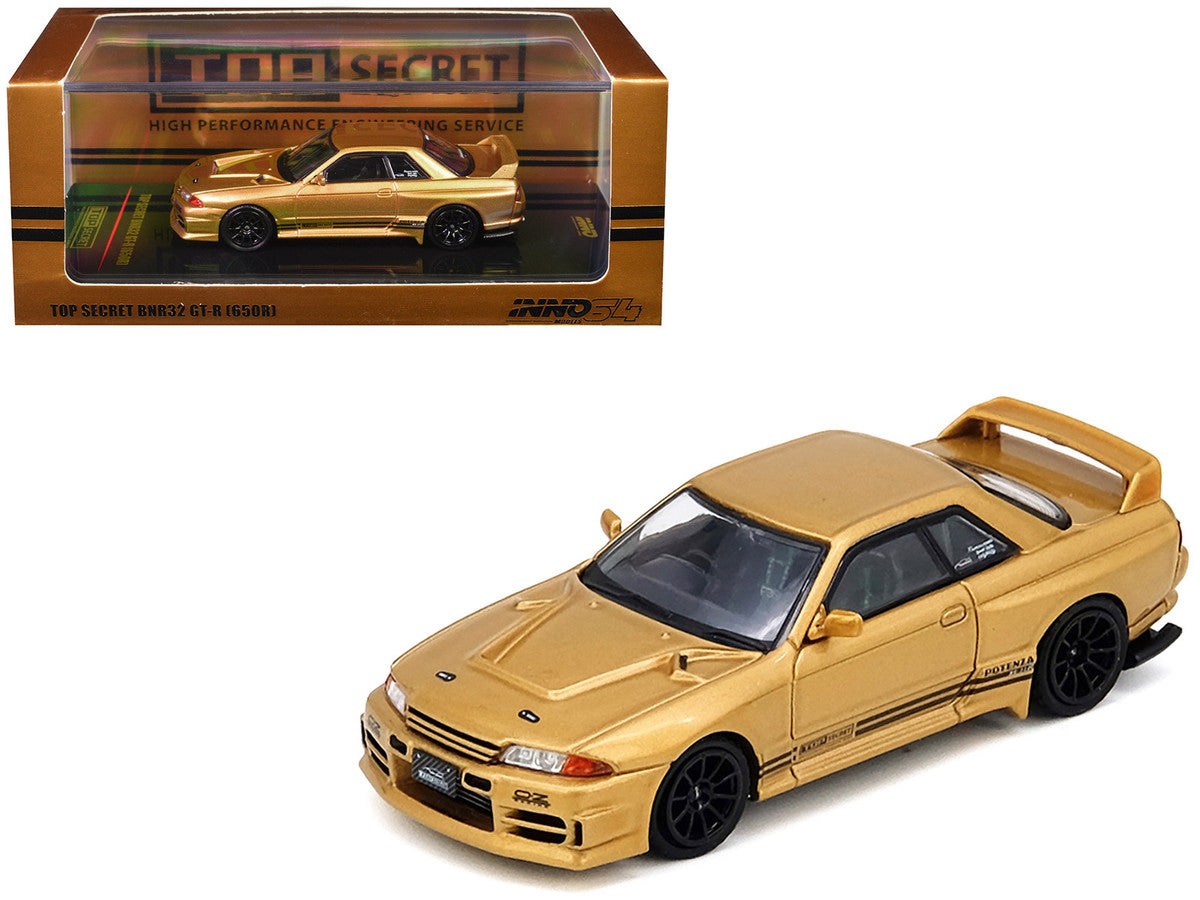 INNO64 1/64-TOP SECRET BNR32 GT-R (650R) Gold IN64-R32TS-650R