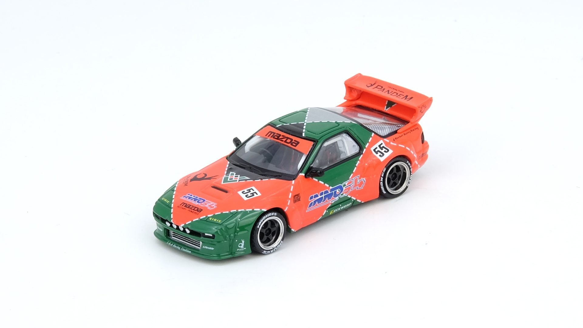 INNO64 1/64 - Mazda RX-7 (FC3S) "Pandem Aero" - Hong Kong ToyCar Salon 2025 Exclusive Model - IN64-RX7FCP-HKTS25
