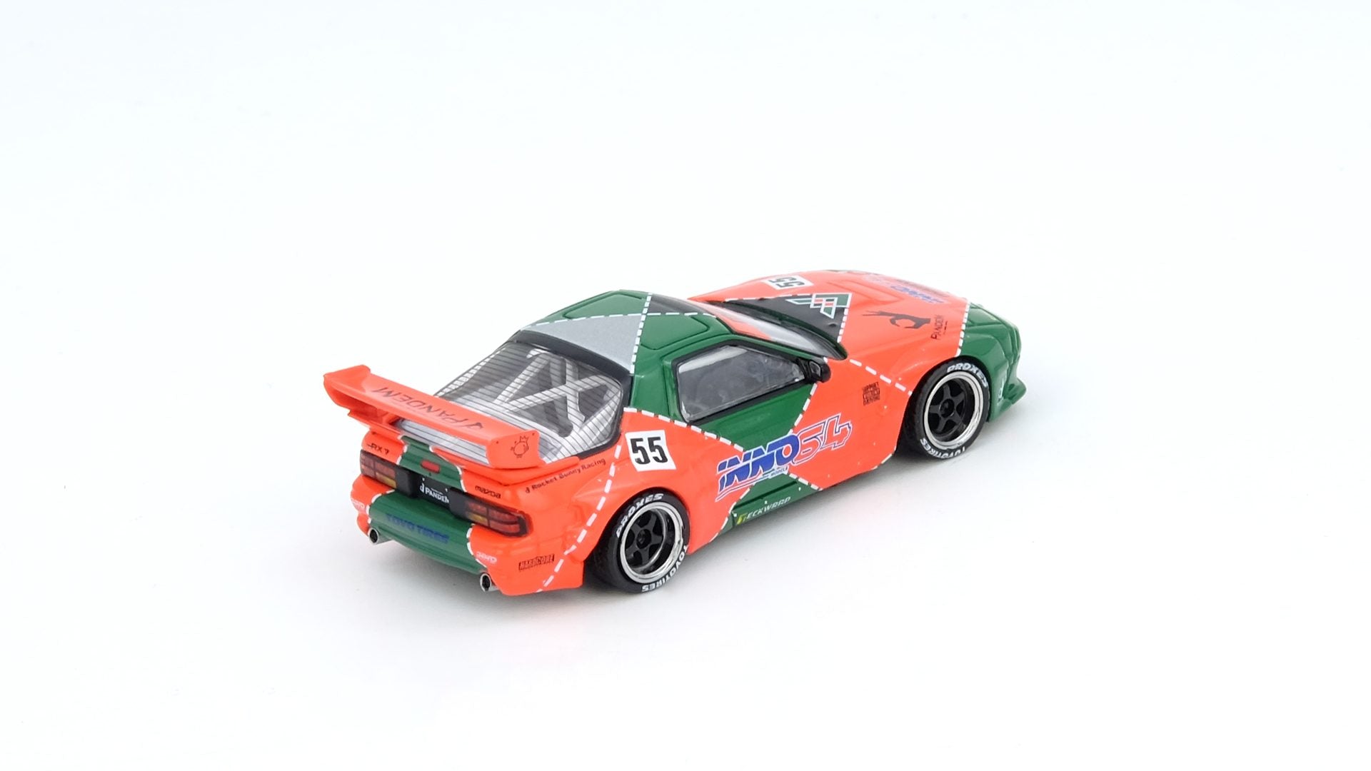 INNO64 1/64 - Mazda RX-7 (FC3S) "Pandem Aero" - Hong Kong ToyCar Salon 2025 Exclusive Model - IN64-RX7FCP-HKTS25