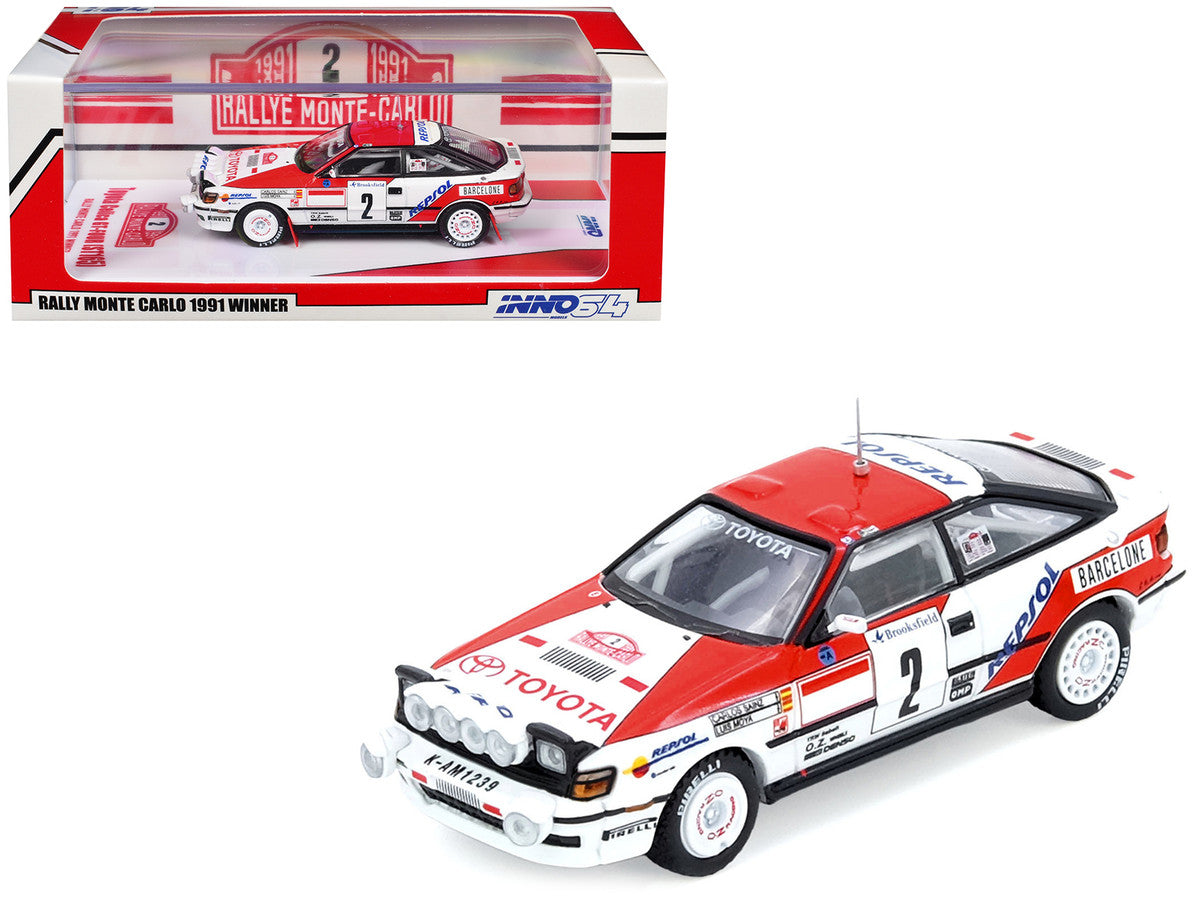 INNO64-TOYOTA CELICA GT-FOUR (ST165) Winner Rally Monte Carlo 1991 C. Sainz / L. Moya IN64-ST165R-91MCW