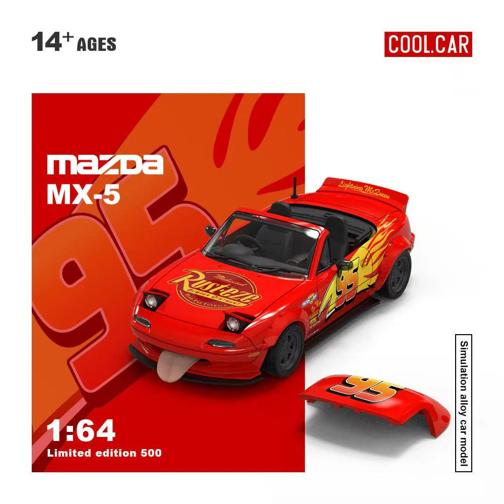 CoolCar 1:64-Mazda MX-5- Lightning McQueen CC646915