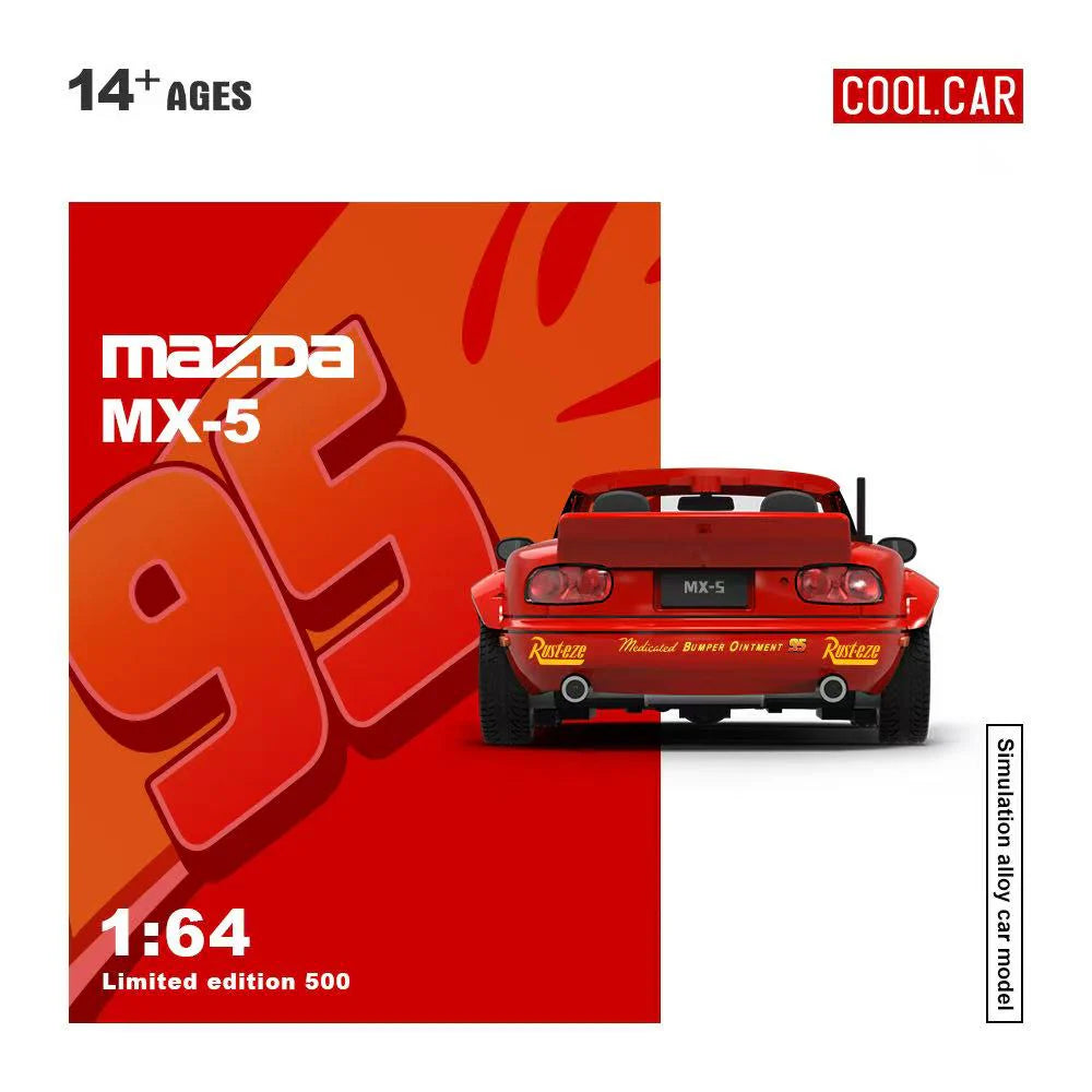 CoolCar 1:64-Mazda MX-5- Lightning McQueen CC646915