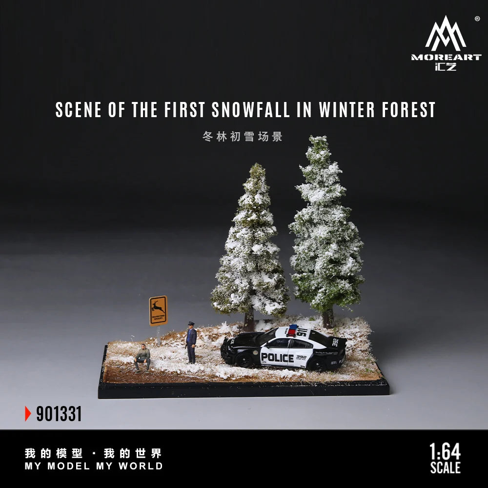 First Snowfall in Winter Forest Scene 1:64 – MoreArt MO901331