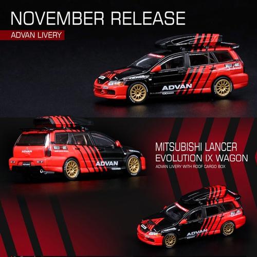 Mitsubishi Lancer EVO IX Wagon "Advan" Avec Coffre De Toit