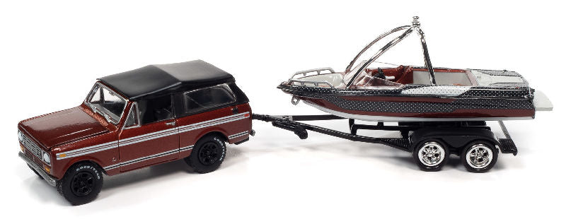 1979 International Scout II with Malibu Boat and Trailer