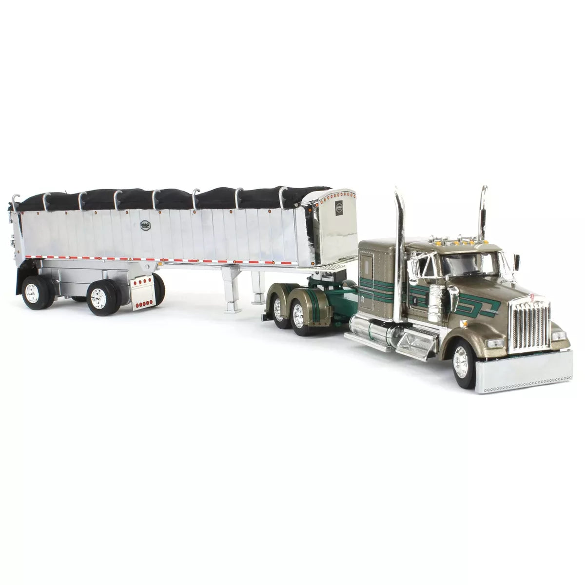 Kenworth W900L w/ MAC Dump Trailer D&D Hauling & Excavating