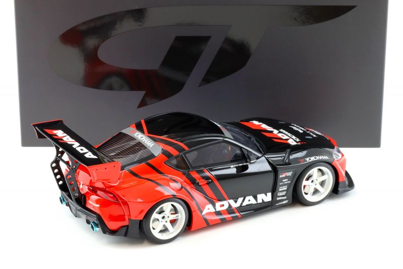 Toyota Supra GR by ADVAN 2020 black/ red