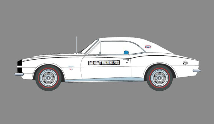 (PRE-ORDER Q2, 2025) 1967 CHEVROLET CAMAR RS/SS - CAR CRAFT TEST CAR